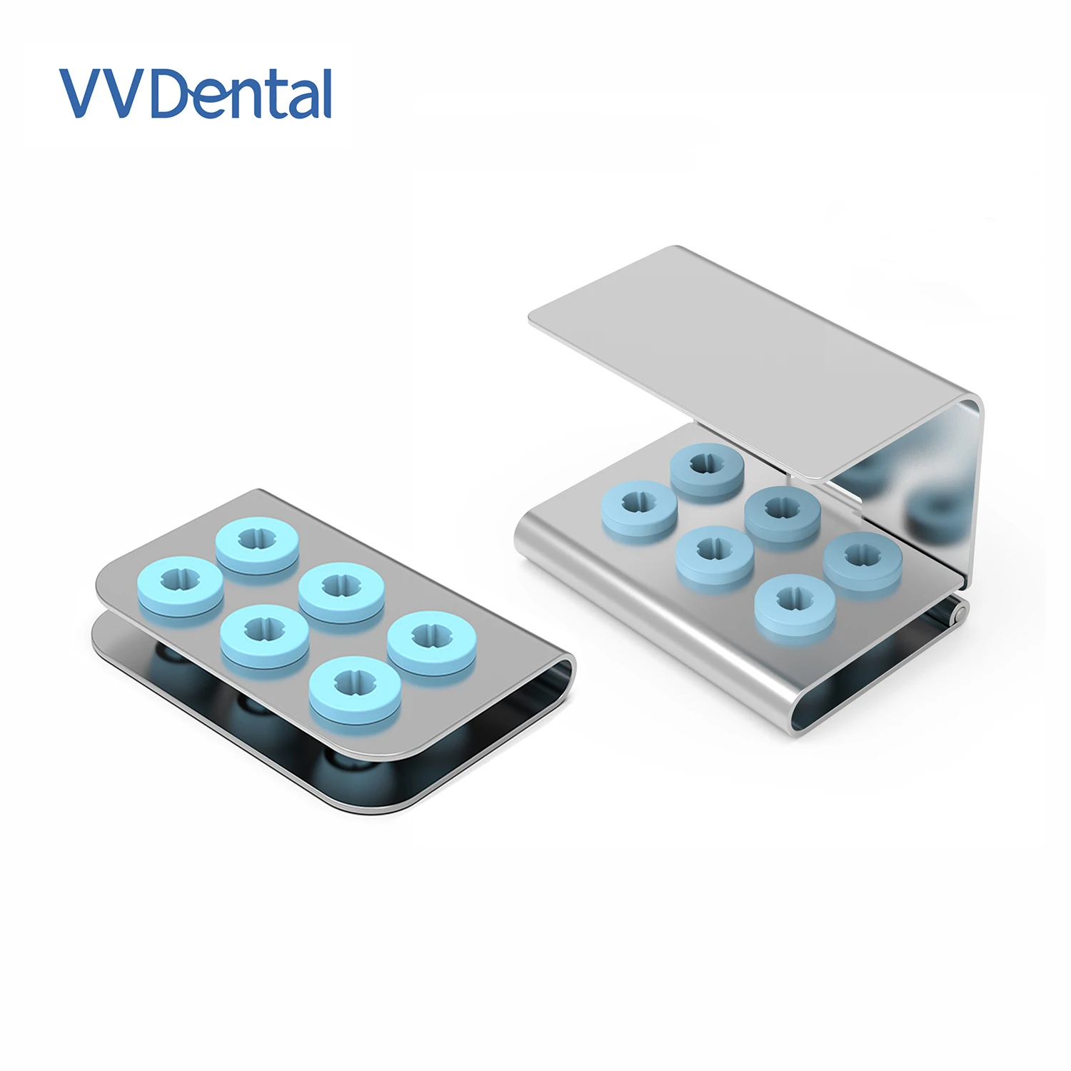 

VV Dental Scaler Tips Holder with Cover Autoclavable Sterilization Compatible With EMS/Woodpecker/DTE/SATELEC/NSK Endo Tips