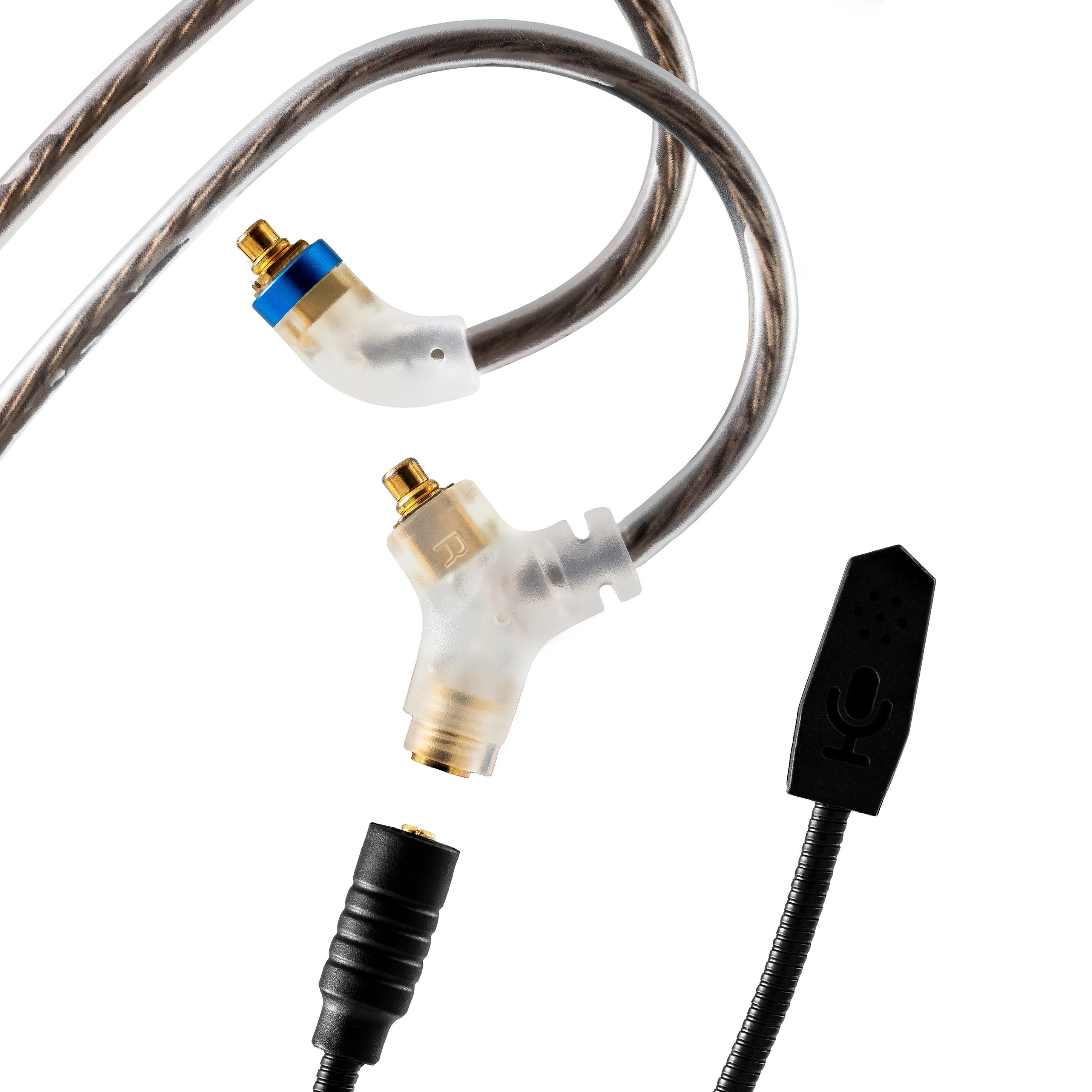 kinera-gramr-modular-microphone-boom-mic-upgrade-cable-with-detachable-termination-plugs-high-purity-silver-plated-ofc-cable