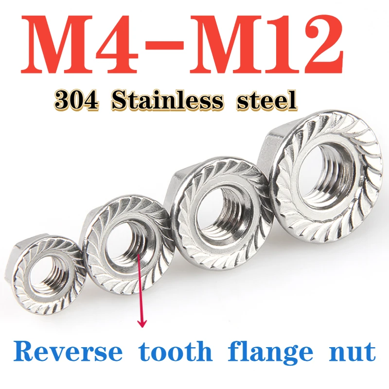 M4 M5 M6 M8 M10 M12 304 Filettatura Sinistra In Acciaio Inox Dadi - Foto 10