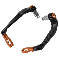 Motorcycle Handlebar Brake Clutch Lever Hand Guard Protector Accessory (Orange - R)