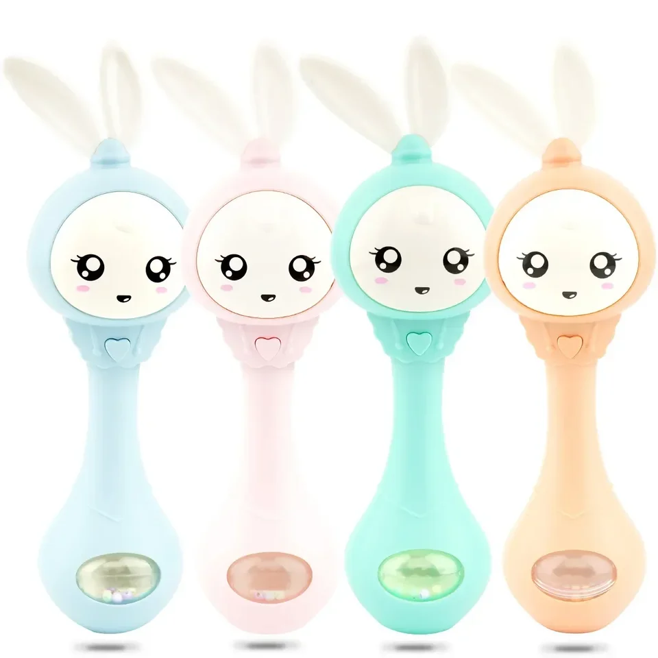 Educational Baby Music Rattle Teether Toy
