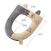 Warm Toilet Seat Covers With Zipper Lid Lifter Handle Cartoon Cat Toilet Seat Cushion Pad Stretchable Washable Toilet Seat Mats 2