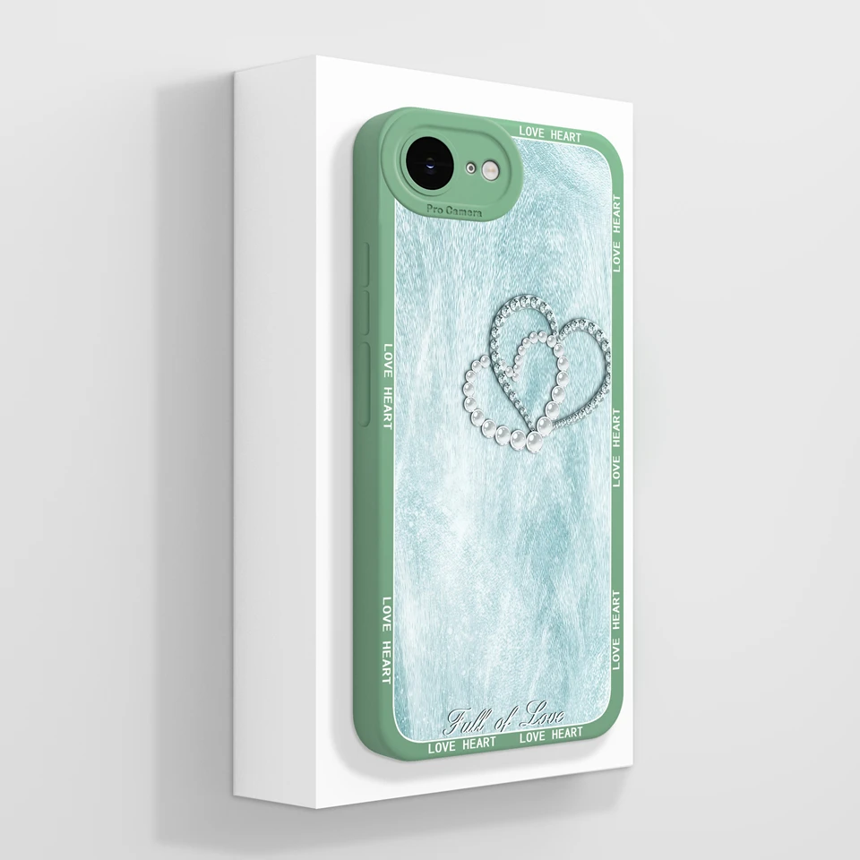Elegant Floral Butterfly Design Soft Liquid Silicone Non-Slip Back Cover