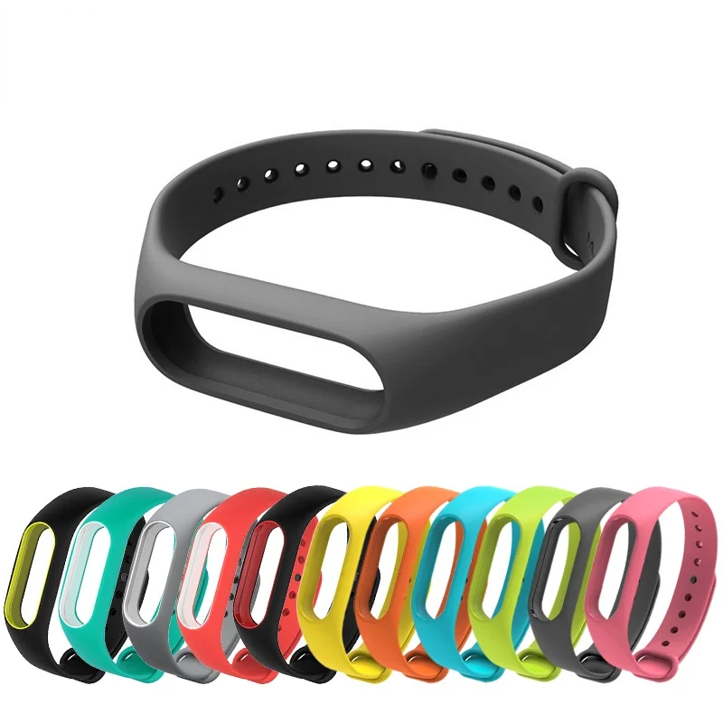 Bracelet Coloré en Silicone pour Xiaomi Mi Band 2, Accessoire Intelligent