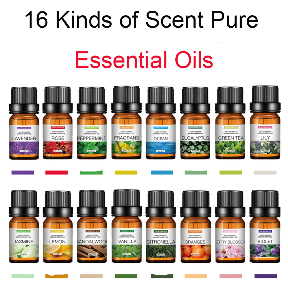 16 Kinds of Scent Pure Essential Oils Diffuser Oils