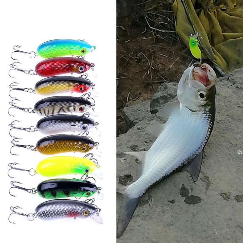 

1pc Cc50 Fake Bait 7g Rock Fatty Road Runner Lure Hard Bait Simulation Fish Bait Hypophthalmichthys Carp Bait Fishing Tackle