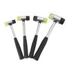 Double Face Soft Tap Rubber Hammer 25/30/35/40/45mm Multifunctional Glazing Window Beads Hammers Nylon Head Rubber Mallet 6