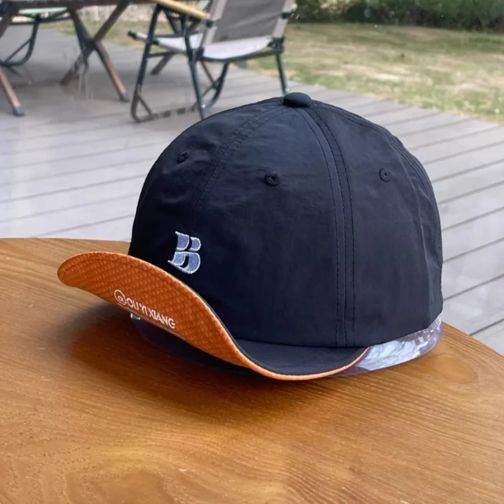 Vintage Lauf-Baseballkappe für Männer und Frauen, Schnelltrocknender Stoff mit Besticktem Buchstaben-Design, Perfekt für Outdoor-Freizeitsport – Detail 11