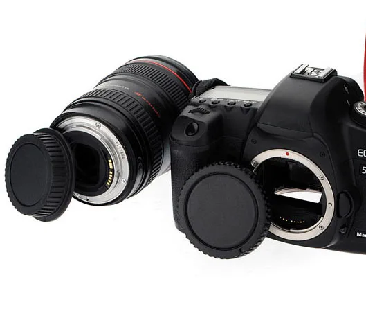 캐논 EOS 100D 1200D 60D 70D 80D 550D 600D 700D 760D 5D Mark II 5DIII 5DIV 6D 7D 7DII용 카메라 바디 커버 렌즈 캡 50개