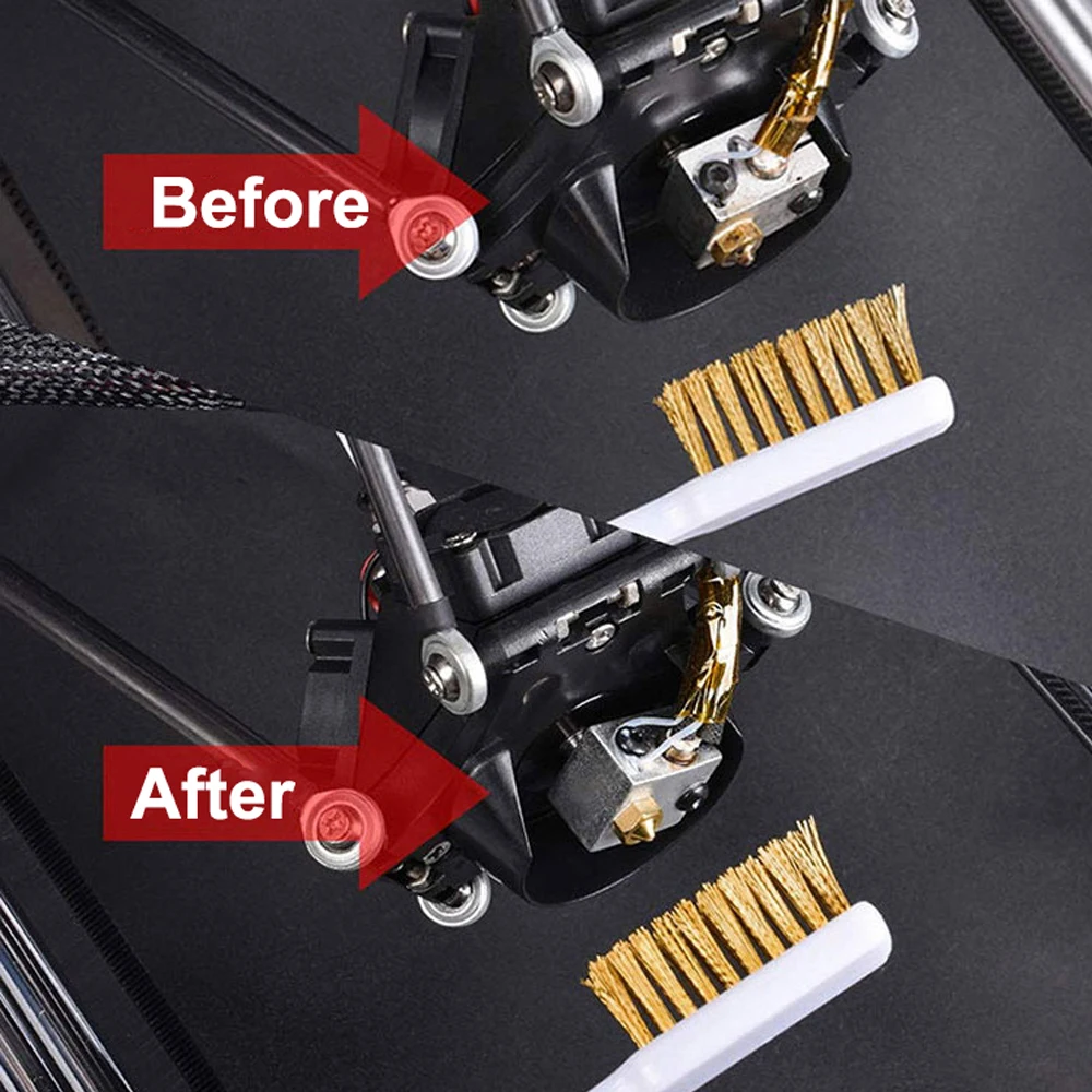 فوهة فرشاة أسنان بسلك نحاسي ، ملحقات طابعة ثلاثية...