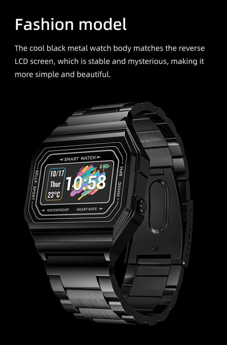 i6 Smart Watch Men Always-on Display Message Notification Fitness Tracker Sleep Monitor Smart Watch for Android IOS Phone