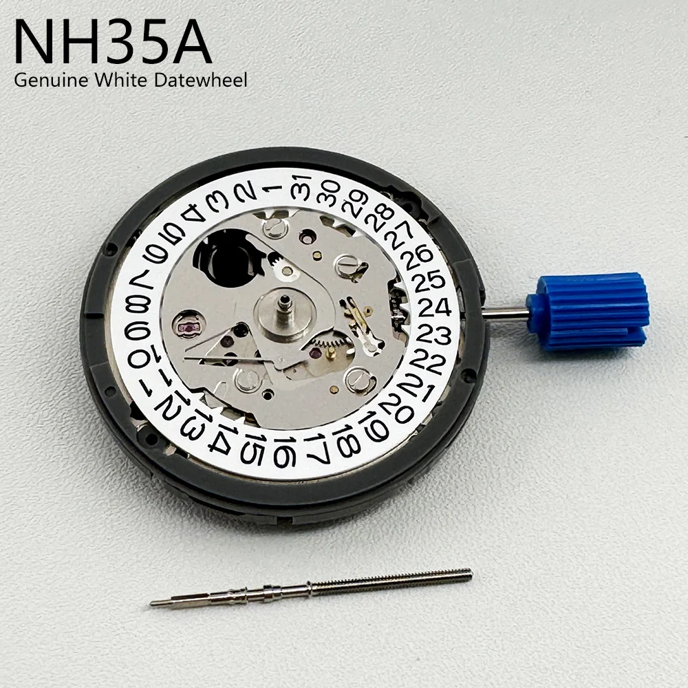 【ムーブメント調整済】NH35 yobokies ダイバー SeikoによるTMI NH35ムーブメント - 3時の日付関数（ホワイト