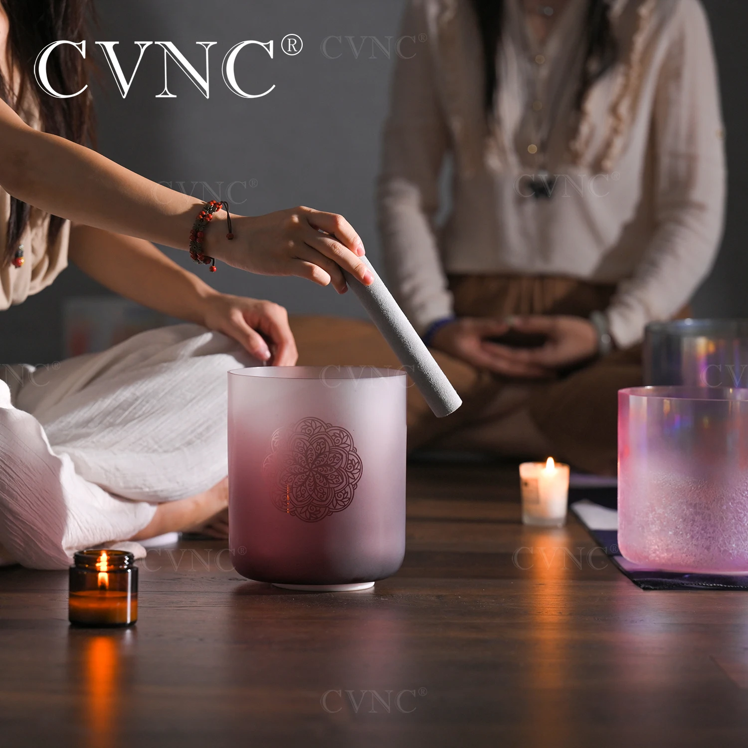 Quartz meditation bowl