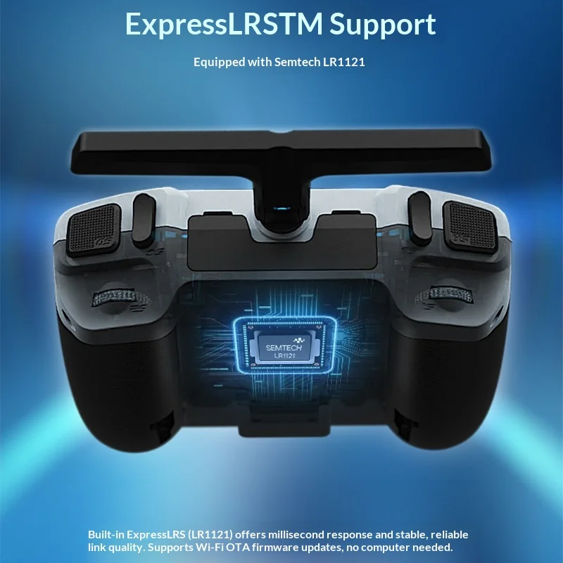 Pre-Order AX12 RadioMaster ELRS 16CH RC Transmitter Android Hall X5 720P 5.5 Inch 64GB 2*21700mAh Fast Charging USB-PD RC Gifts thumbnail 3