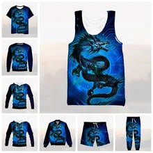 

vitinea New 3D Full Print Cyber Dragon T-shirt/Sweatshirt/Zip Hoodies/Thin Jacket/Pants Four Seasons Casual P27
