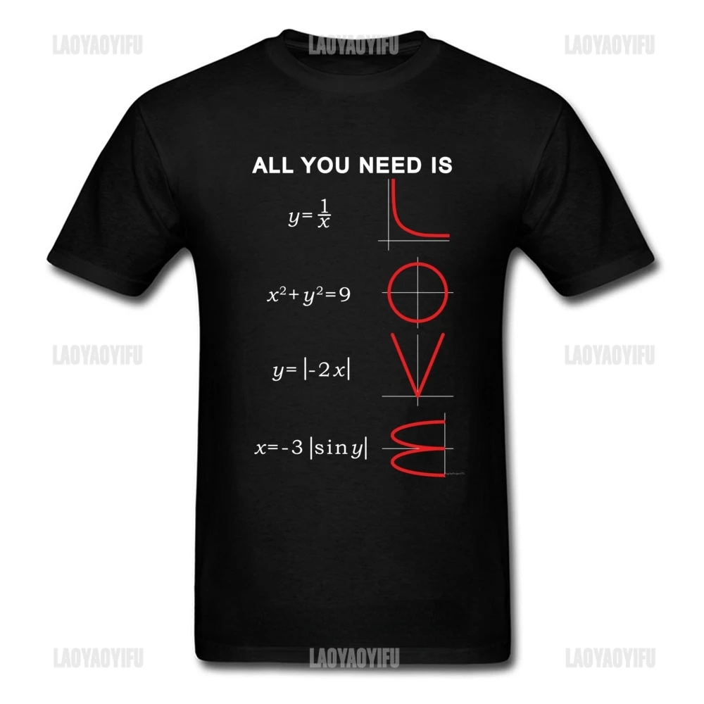 

Геометрические топы с изображением алгебры A Ll You Need Is Love математика, наука проблема с рисунком футболка с коротким рукавом унисекс хлопковые топы