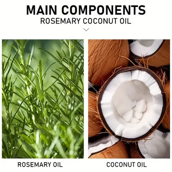 Rosemary Oil Hair Essential Coconut Oil Improve Hair Loss And Nourishes Strengthen Hair Roots Scalp Treatment Hair Care 6