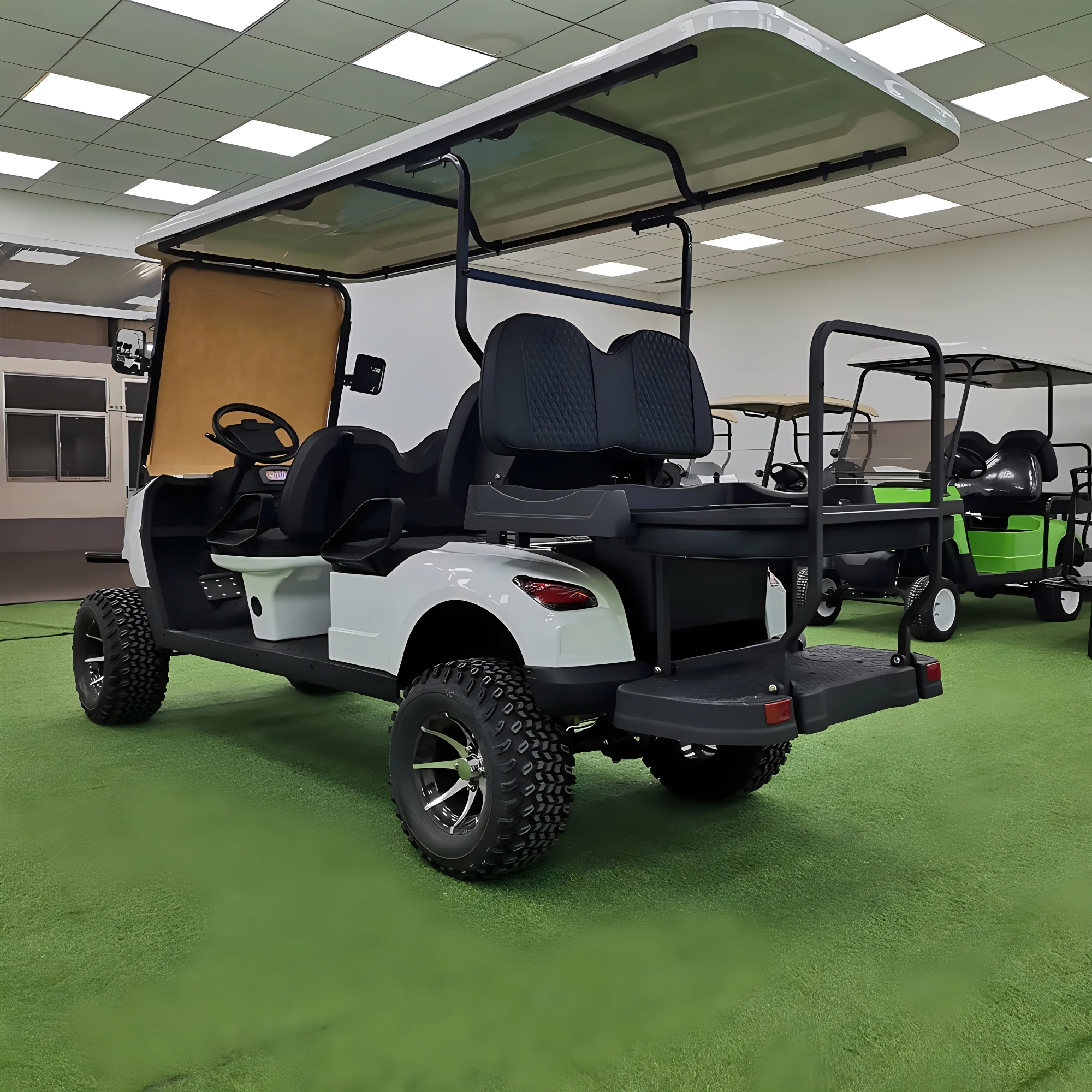 High performance newly designed beach club car EEC certified sightseeing Buggy 8-seater 4-seater electric golf cart