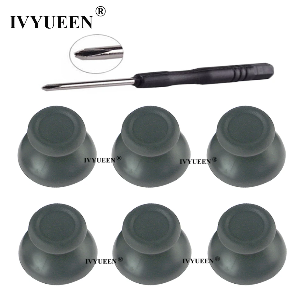 Black Analog Stick and LED Light Bar Sticker Set