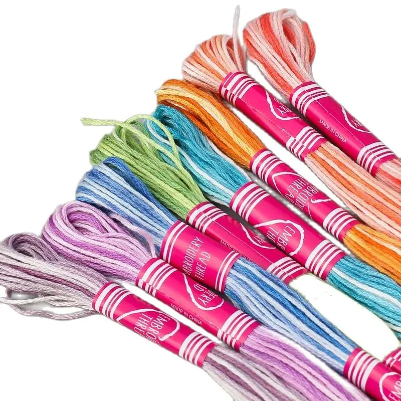 12BundlesPacketSewingThreadForEmbroideryCrossStitchVarious