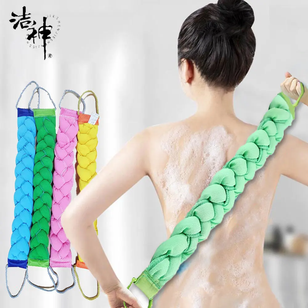 Body Scrubber Bath Glove Shower Exfoliating Loofah Sponge Brush Japanese Rubbing Washcloth Dead Skin Removal Bathing Tool