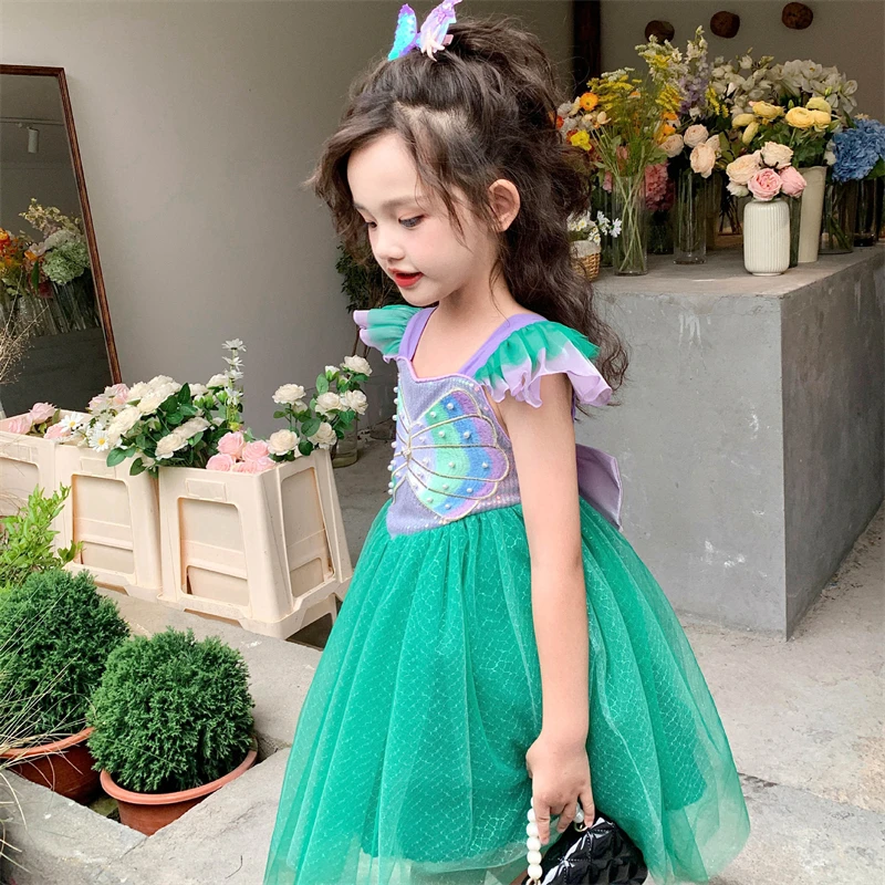 Mermaid Princess Costume Mermaid Dress Child Princess Costume For Girls Little Mermaid Costume Dress Carnival Baby Mermaid Princess Costume Mermaid Dress Child Princess Costume For Girls Little Mermaid Costume Dress Carnival Baby