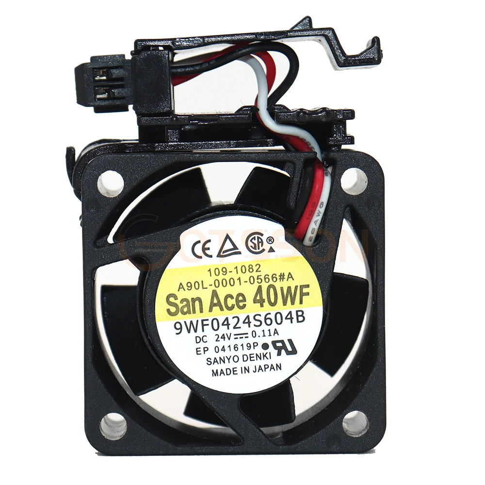 Новинка для 9WF0424S604B A90L-0001-0566 # A DC 24V 0.11A 3-проводной 40x40x20 мм вентилятор охлаждения сервера