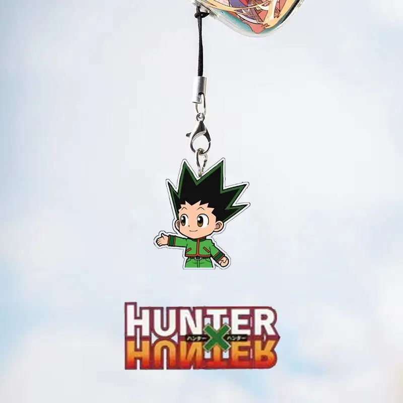 Cinturino per telefono in stile cartoon Hunter x Hunter, ciondolo per telefono di Killua e Gon, alta qualità, unico, anti-caduta, design per coppie, minimalista - immagine 3