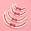 Cute Pet Cat Saliva Towel Hand-knitted Adjustable Kitten Cat Puppy Bow-knot Collar Pet Cat Decorative Collar Kitten Accessories 4