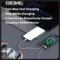 10000mAh Macsafe Powerbank 15W Magnetic Wireless Fast Charger For iPhone Xiaomi Huawei Samsung Power Bank External Spare Battery 2