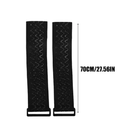 Heavy Duty Reusable Elastic Storage Strap - Anti - Slip Hook and Loop Organizer for Tools and Outdoor Gear (70cm - 1pcs)
