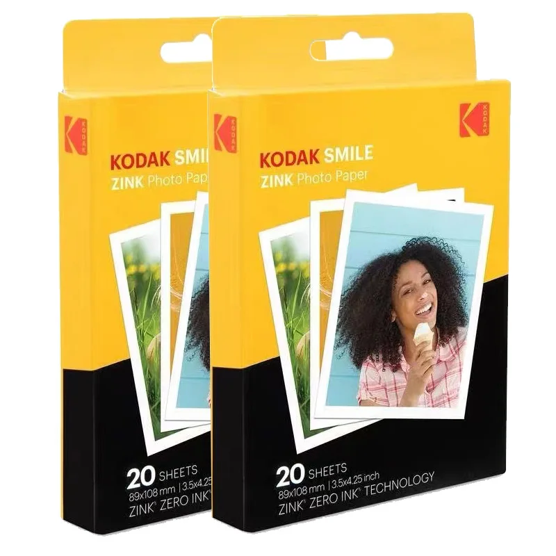 Kodak 3.5x4.25 inch Premium Zink Print Photo Paper (40 Sheets) 40 Pack