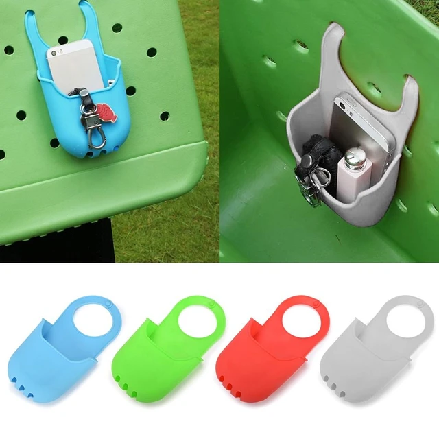 Bogg Bag Silicone Mobile Phone Storage Bag Beach Hole Bag Accessories  Mobile Phone Holder Storage Bag - AliExpress