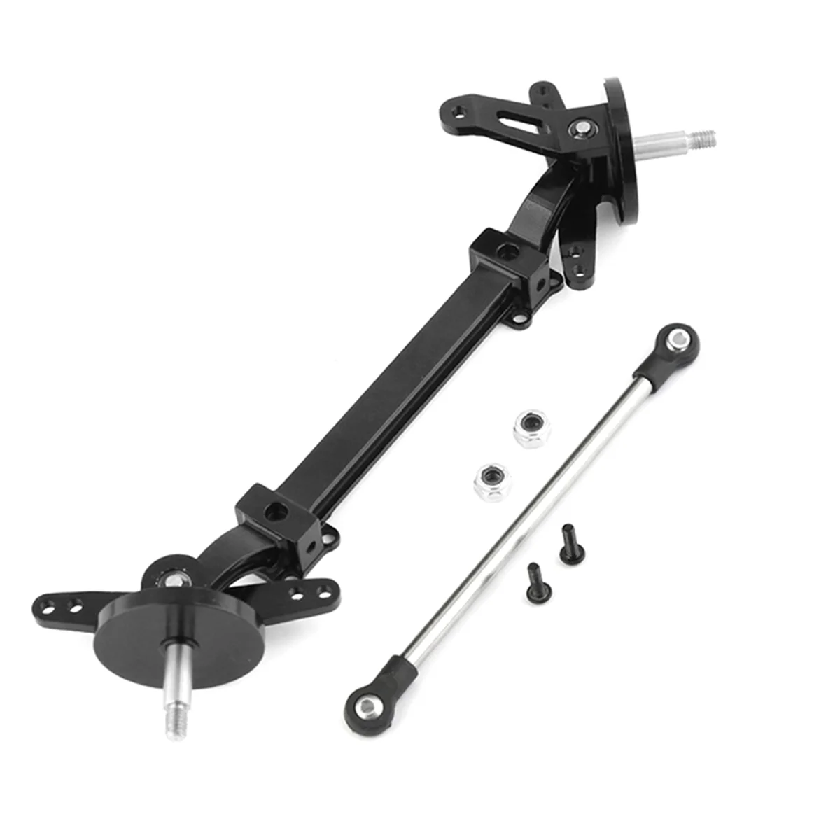 

Металлическая сцепная тяга передней оси рулевой тяги без привода для Tamiya 1/14 RC грузовик трактор обновленные детали