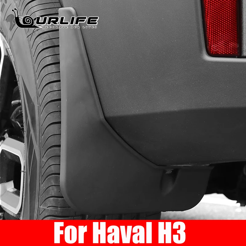 Car Mud Flaps Accessories for Haval H3 Mudguards Splash Guards Cover Fender car mud flaps car mudguard car wheel fenders