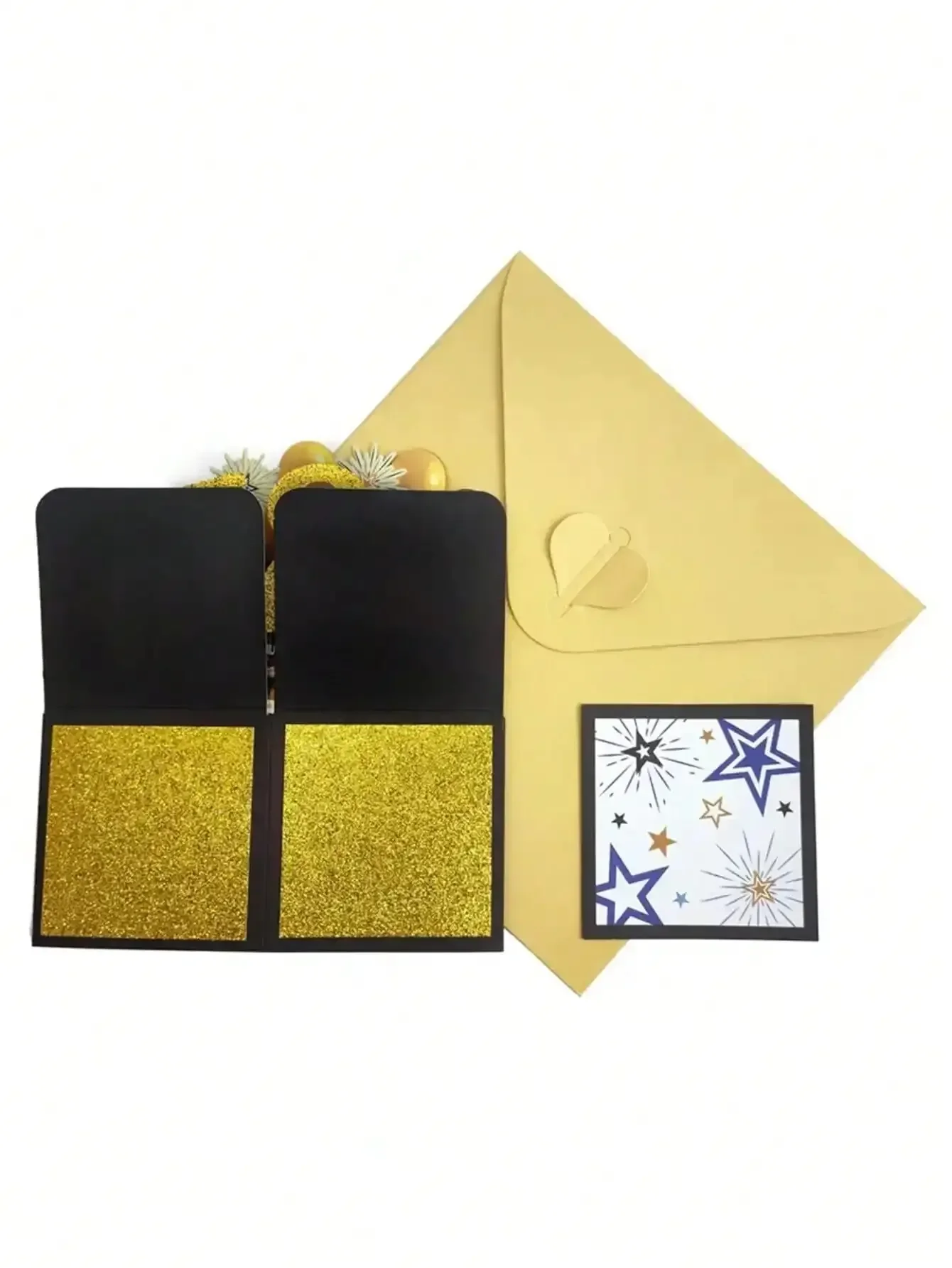 1PC, 18/30/40th Happy Birthday Pop-up Tape Note and Envelope 3D Pop-up Birthday Cards, Small Business Supplies