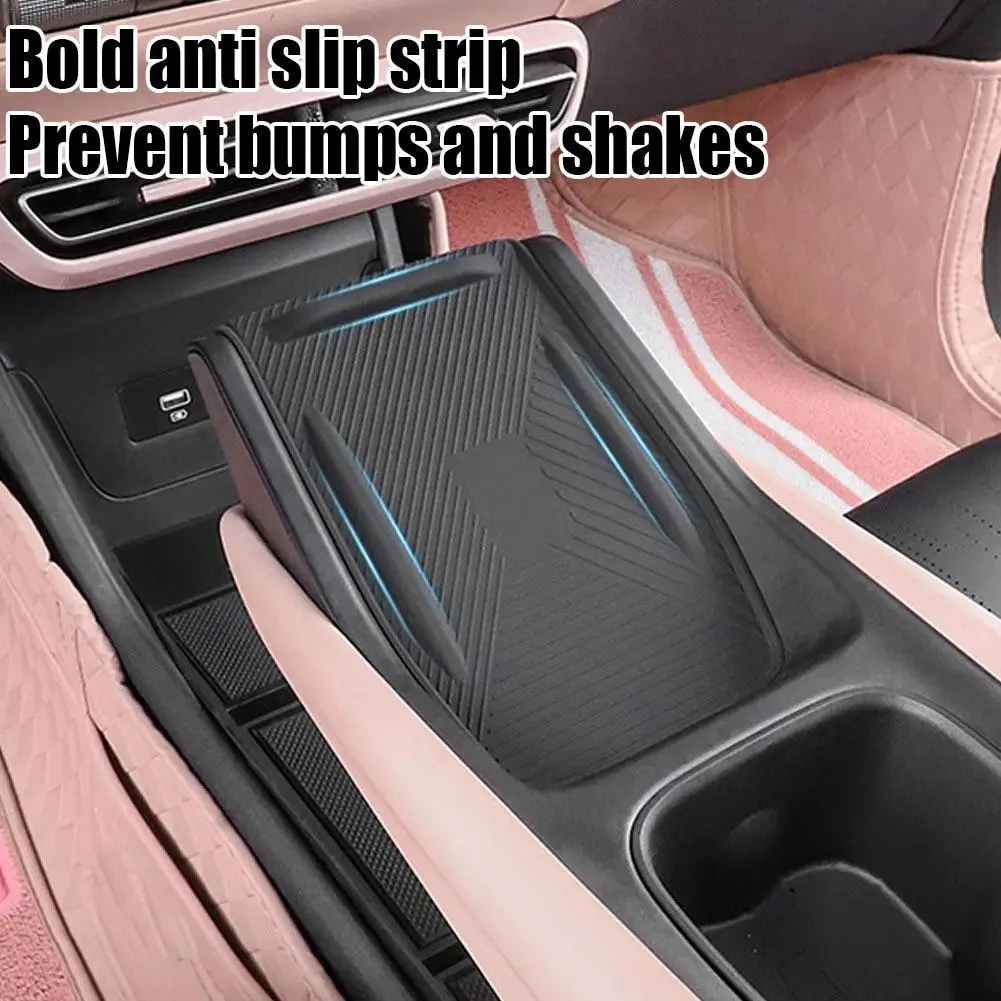 Auto Center Console Wireless Charging Mat For BYD Seagull Anti Skid Silicone Pad Car Interior Decoration Accessories