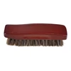 1pc Professional Wooden Handle Horse Hair Bristle Boot Shoes Buffing Brush 95AA 6