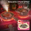 Play Kitchen Girls Toy Pretend Food- Kitchen Toys for Kids, Kitchen Set Play Realistic smoke and lighting, for Girls Boys Age 3+ 3