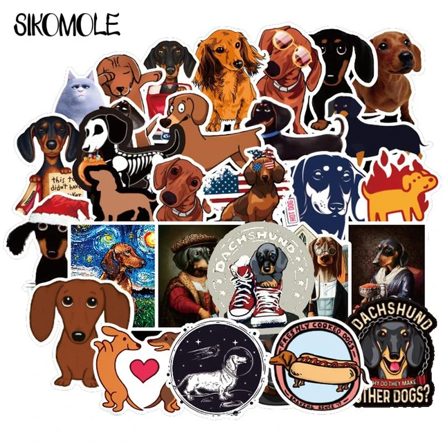 Pet Dog Diy Graffiti Stickers, Notebook Scrapbooking Dogs