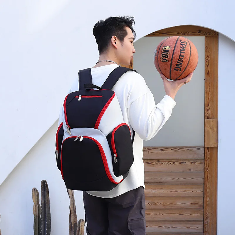 Football Backpack Carry Bag For Basketballs Fashion Waterproof