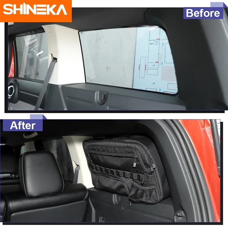 Shineka verstaut Aufräumen Auto Heckscheibe Seite Aufbewahrung tasche für Dodge  Nitro 2015-2018 Auto Kofferraum Organizer Box Interieur Zubehör - AliExpress