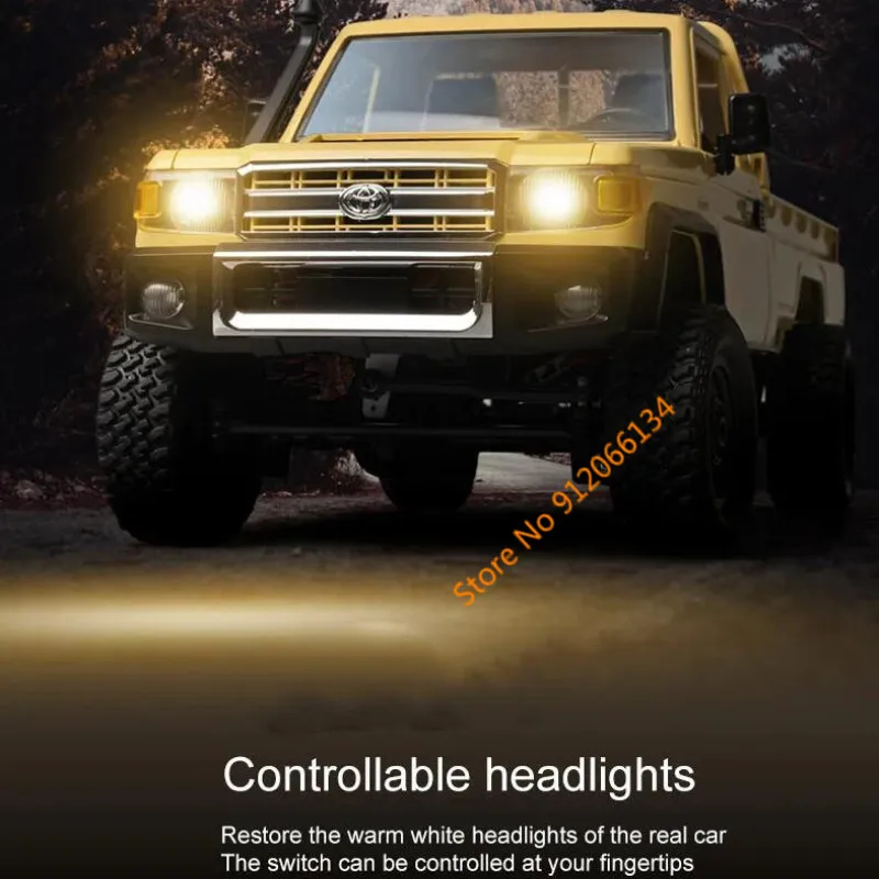 1:12 Full Scale 4WD Climbing Vehicle RC Off-Road Truck Model 2.4G  Controller Lighting High Speed Off Road Remote Control Truck 4
