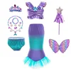 Purim Party Costumes for Baby Girls Princess Ariel Dress The Little Mermaid Cosplay Birthday Halloween Christmas Xms Gown 1