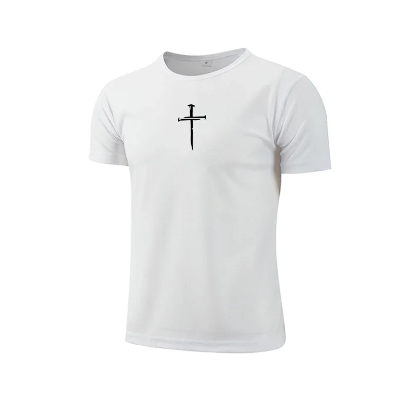 Mens Quick Dry Sports T Shirt Gym Exercise Training