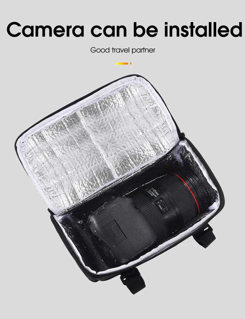 WEST RADFAHREN 4,5 L Fahrrad Front Tasche Touchscreen Telefon Lenker Tasche Isolierte Fahrrad Kühltasche MTB Rennrad Zubehör – Detail 6