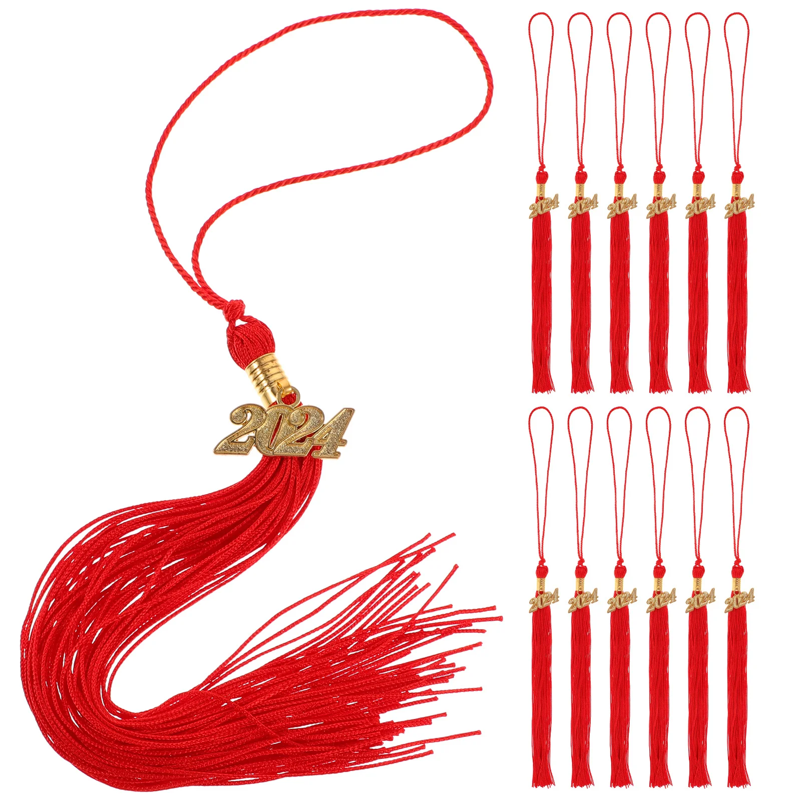 

12pcs Graduation Tassels Academic Graduation Cap Tassels Graduation Hat Decors Diy Tassels