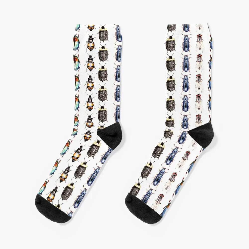 

Forensic Entomology watercolour print Socks moving stockings Antiskid soccer essential Stockings man Woman Socks Men's