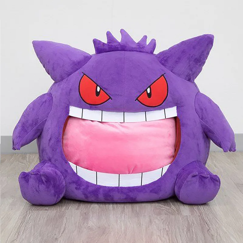 

Pokemon Sleeping Pillow Cartoon Kawaii Gengar Plush Anime Pocket Monster Cute Sleep Pillow Multifunctional Nap Blanket For Gifts