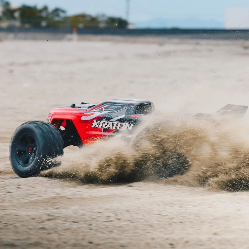 RC Truck 1/8 KRATON 6S V5 4WD BLX Speed Monster RC Truck with Spektrum Firma RTR (Transmitter and Receiver Included)